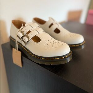 Dr. Martens Women's White Leather Shoes
